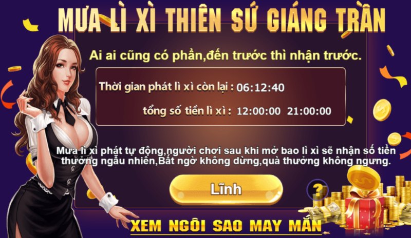 Khuyến mãi mưa lì xì ai cũng có quà