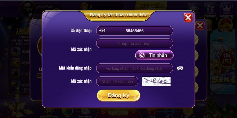 Đăng ký tài khoản 68 game bai chơi đổi thưởng siêu nhanh