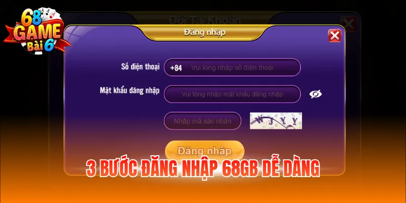 3 bước đăng nhập 68GB dễ dàng