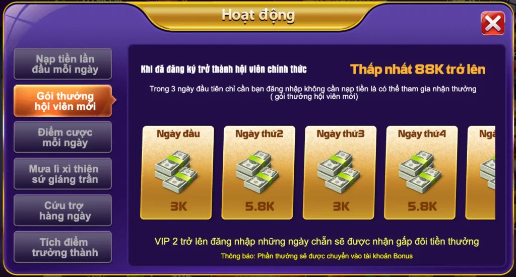 68gb khuyen mai goi thuong hoi vien moi