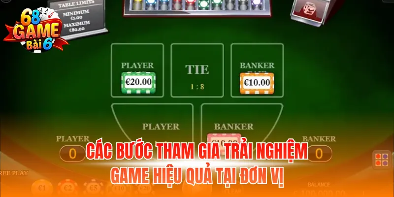 Các bước tham gia trải nghiệm game hiệu quả tại đơn vị