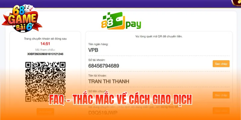 FAQ - Thắc mắc về cách giao dịch