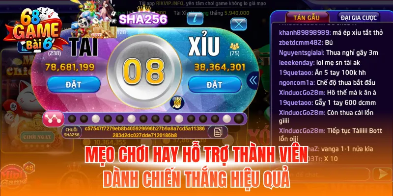 Mẹo chơi hay hỗ trợ thành viên dành chiến thắng hiệu quả